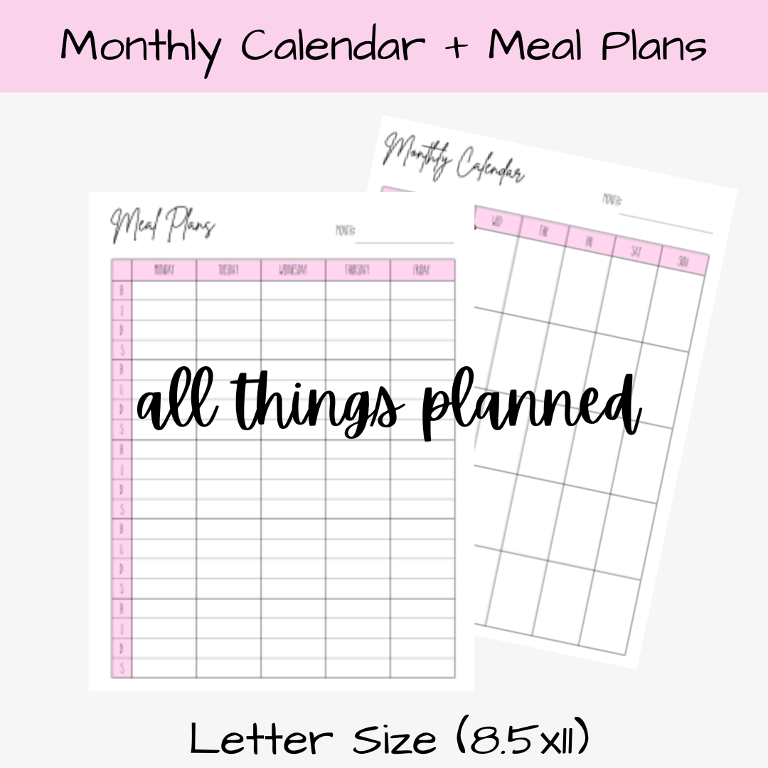 Printable Budget Planner