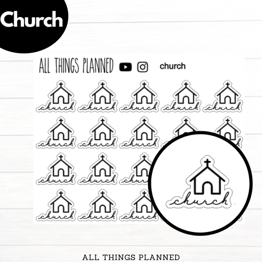 Church Stickers