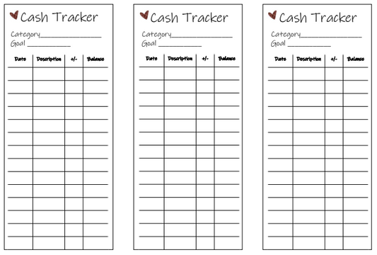 Cash Envelopes Tracker Download