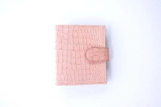 Pink Croc A7 Cash Wallet
